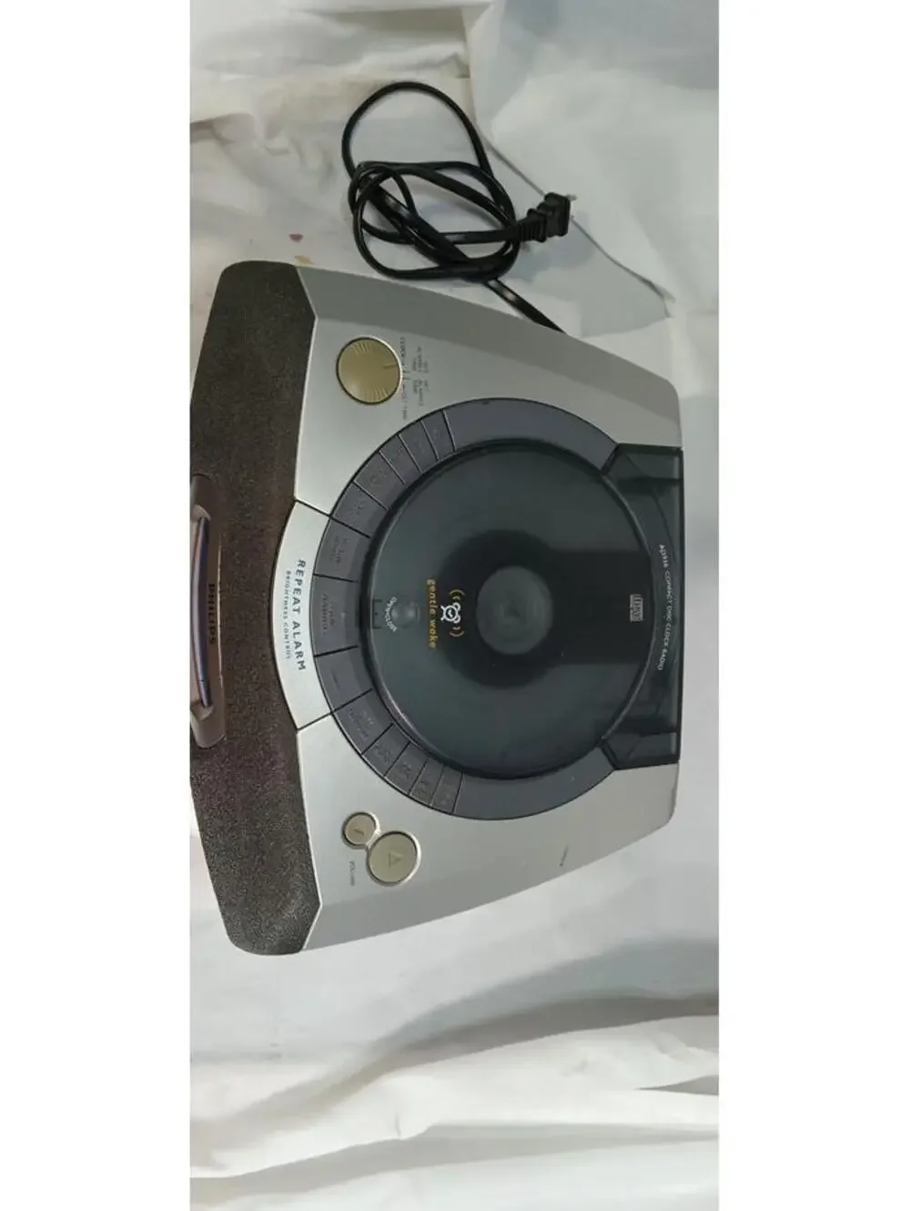 Philips AJ3936/17 CD Player Dual Alarm Clock AM FM Radio Stereo